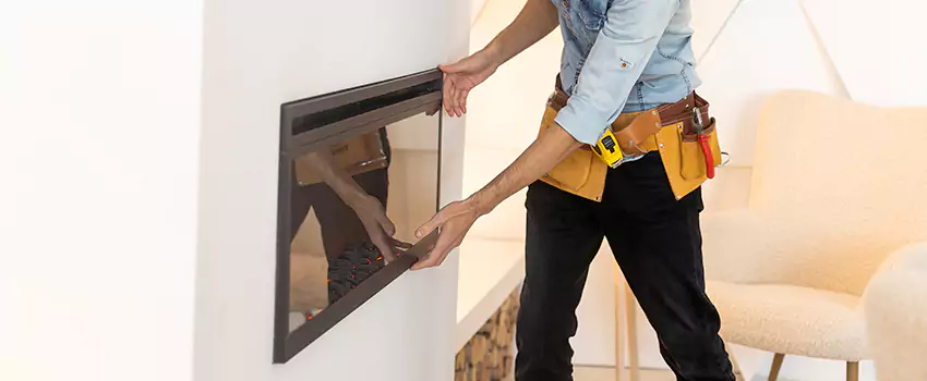 Metal Fireplace Installation in El Paso, Texas