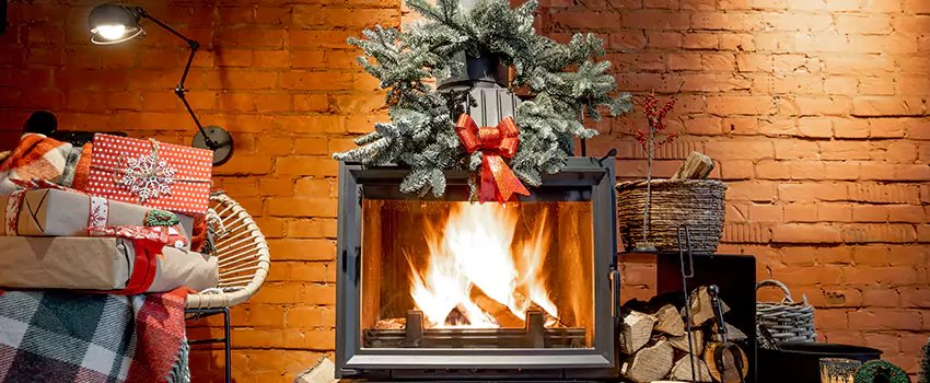 Travis Industries Linear Gas Fireplace Installation in El Paso, Texas