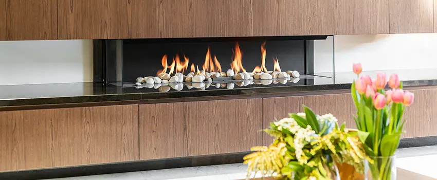 Double-height Fireplace Design Refurbishment in El Paso, Texas