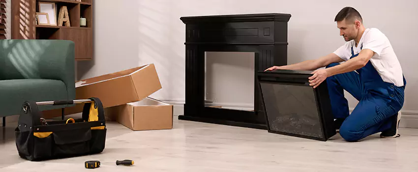 Old Rusted Metal Fireplace Repair And Replacement in El Paso, TX
