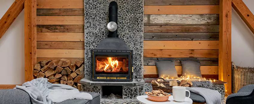 Thelin Hearth Products Direct Vent Gas Stove Fireplace Inspection in El Paso, Texas